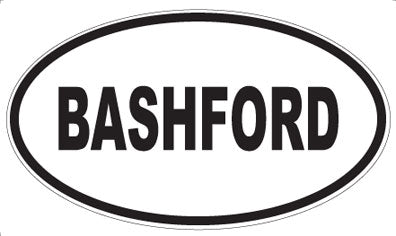 BASHFORD - Oval Magnet