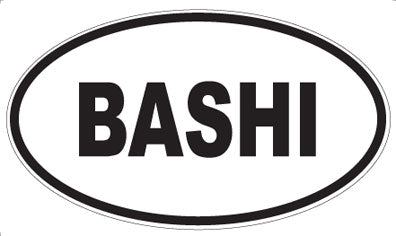 BASHI - Oval Magnet