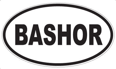 BASHOR - Oval Magnet