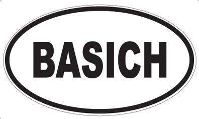 BASICH - Oval Magnet
