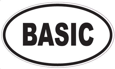 BASIC - Oval Magnet