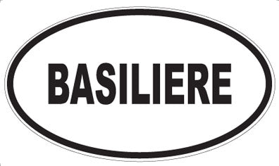 BASILIERE - Oval Magnet