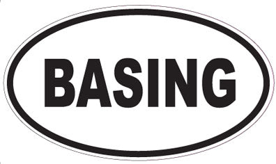 BASING - Oval Sticker
