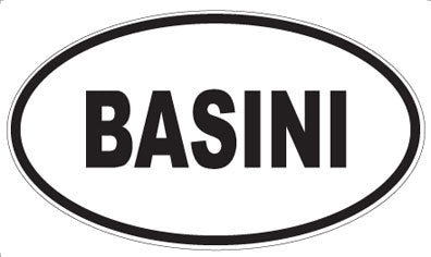BASINI - Oval Magnet