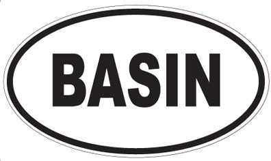 BASIN - Oval Magnet