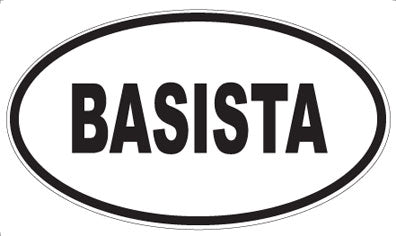 BASISTA - Oval Magnet