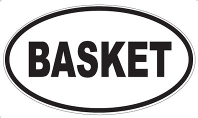 BASKET - Oval Magnet