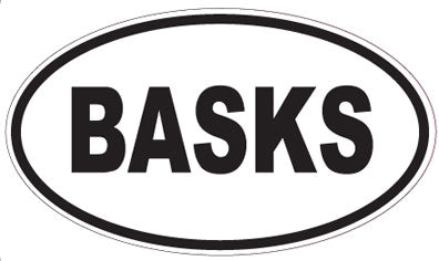 BASKS - Oval Magnet