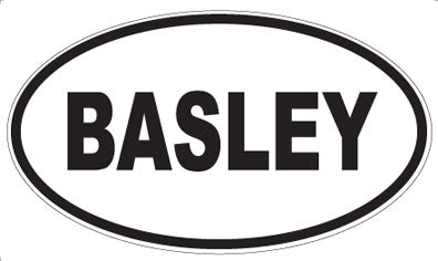 BASLEY - Oval Magnet