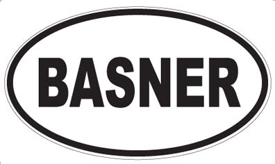 BASNER - Oval Magnet