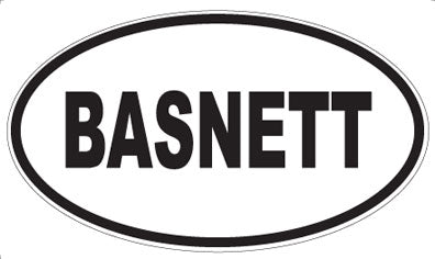 BASNETT - Oval Magnet