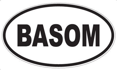 BASOM - Oval Magnet