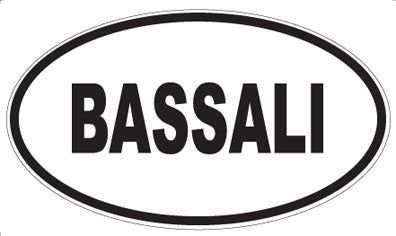 BASSALI - Oval Magnet