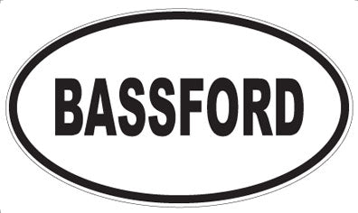 BASSFORD - Oval Magnet
