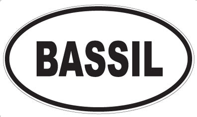 BASSIL - Oval Magnet