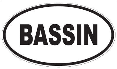 BASSIN - Oval Magnet
