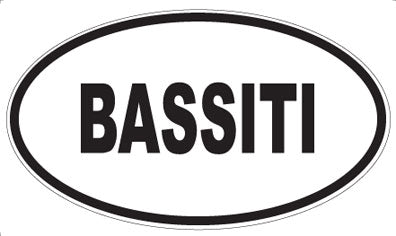 BASSITI - Oval Magnet