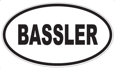 BASSLER - Oval Magnet