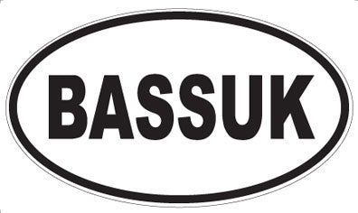BASSUK - Oval Magnet