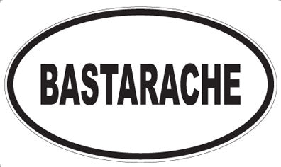 BASTARACHE - Oval Magnet