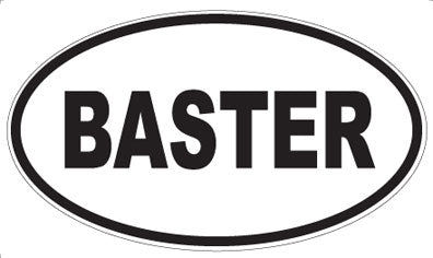 BASTER - Oval Magnet