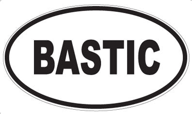 BASTIC - Oval Magnet