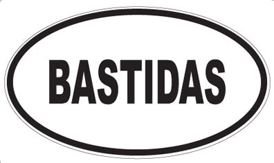 BASTIDAS - Oval Magnet