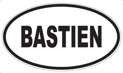 BASTIEN - Oval Magnet