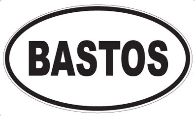 BASTOS - Oval Magnet