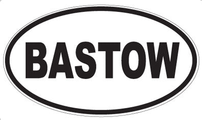 BASTOW - Oval Magnet