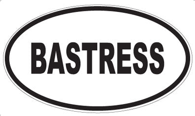 BASTRESS - Oval Magnet