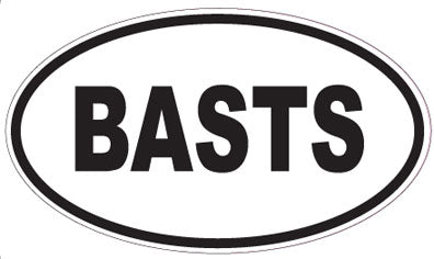 BASTS - Oval Sticker