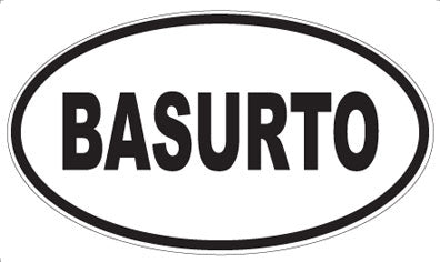 BASURTO - Oval Magnet