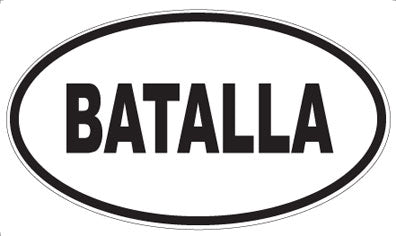 BATALLA - Oval Magnet