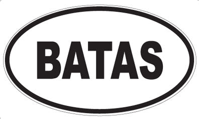 BATAS - Oval Magnet