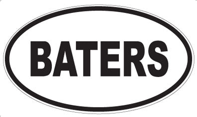 BATERS - Oval Magnet
