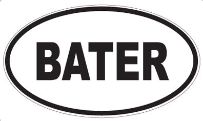 BATER - Oval Magnet