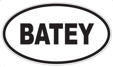 BATEY - Oval Magnet