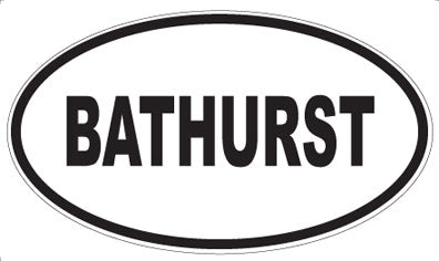 BATHURST - Oval Magnet