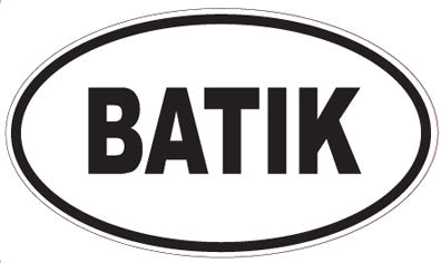 BATIK - Oval Magnet