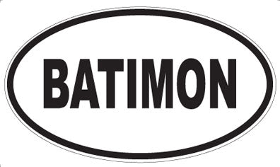 BATIMON - Oval Magnet