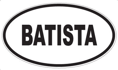 BATISTA - Oval Magnet