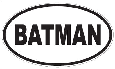 BATMAN - Oval Magnet