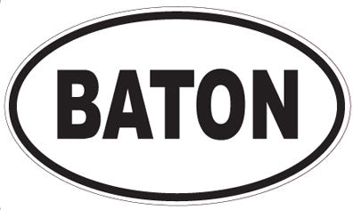 BATON - Oval Magnet
