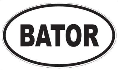 BATOR - Oval Magnet