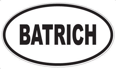 BATRICH - Oval Magnet