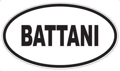 BATTANI - Oval Magnet