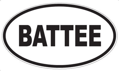 BATTEE - Oval Magnet