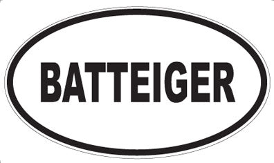 BATTEIGER - Oval Magnet