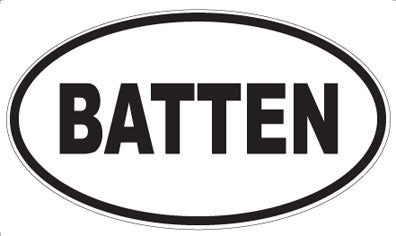 BATTEN - Oval Magnet